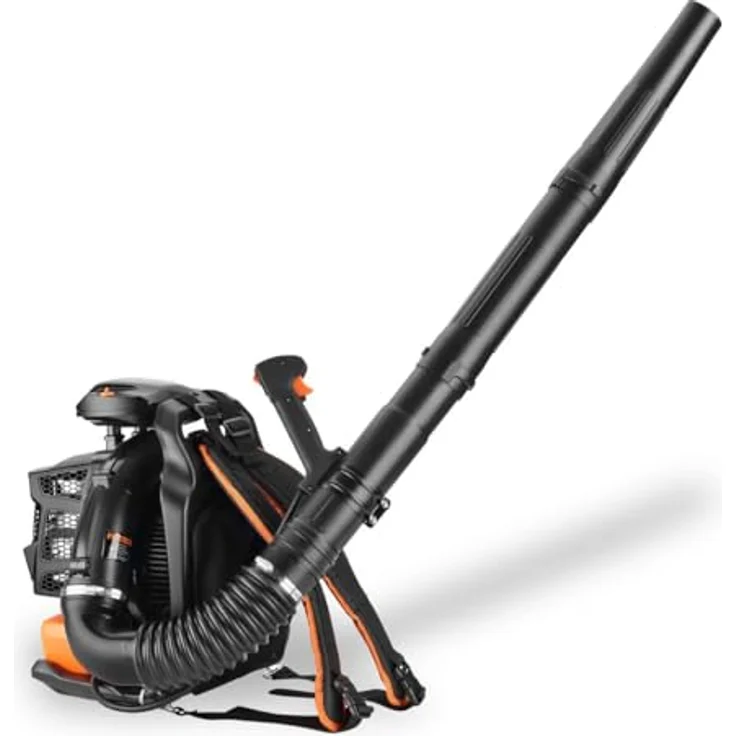 FUXTEC Benzin-Laubbläser FX-LBP165T, rückentragbar mit 65,1 cm³ Hubraum, Rot – Bild 3