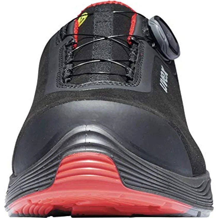 Uvex 1 G2 Halbschuhe S3, schwarz-rot, weite 11, Gr. 47, mit uvex i-PUREnrj Technologie und Boa® Fit System – Bild 4