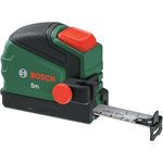 Bosch Maßband 5m mit Stifthalter, Autolock, Nylonbeschichtet, 22mm Breite, hohe Genauigkeit, Softgrip, Schwarz
