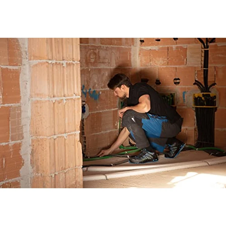 BASE Sicherheitshalbschuh B1007A K-Energy S3 SRC, rutschfest, wasserabweisend, Größe 45, schwarz/blau – Bild 7
