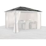 KONIFERA Pavillon-Ersatzdach Aruba, Dachplatten für »Aruba« 300x300 cm, robust und witterungsbeständig