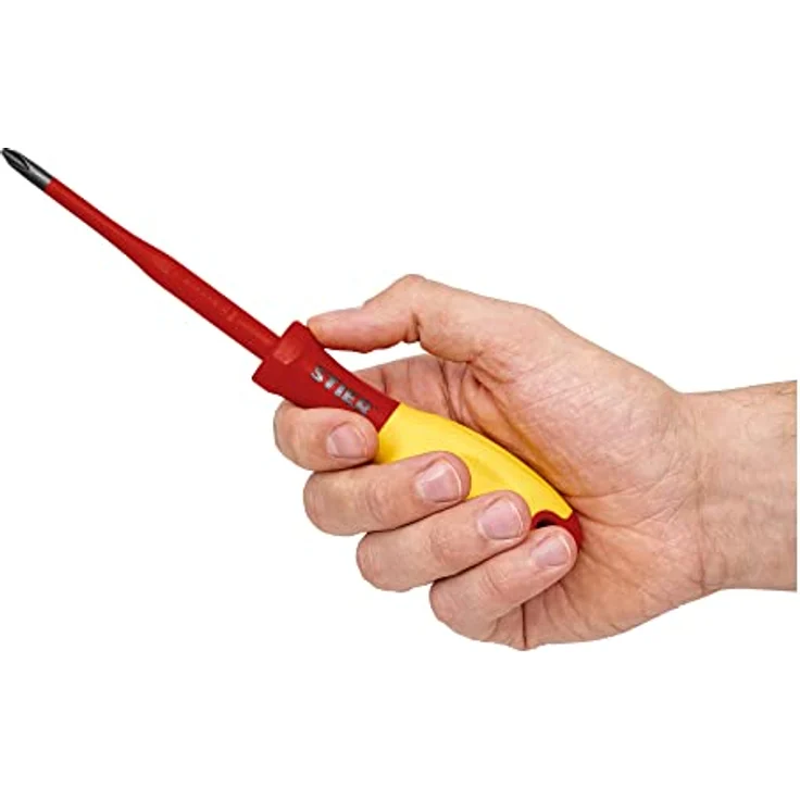 STIER Schraubendreher-Satz slimVDE+ 9-teilig 80-125 mm mit Schlitz Phillips Pozidriv PlusMinus-Pozidriv, Schwarz – Bild 5