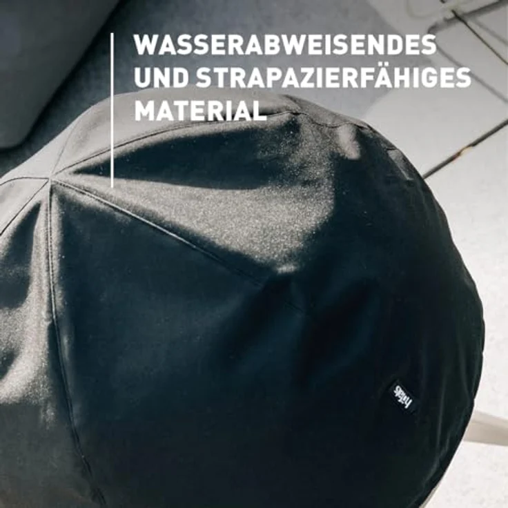 höfats MOON Abdeckhaube - passgenaue, wetterfeste, UV-beständige Schutzhülle, mit Kordelstopper - schwarz – Bild 3