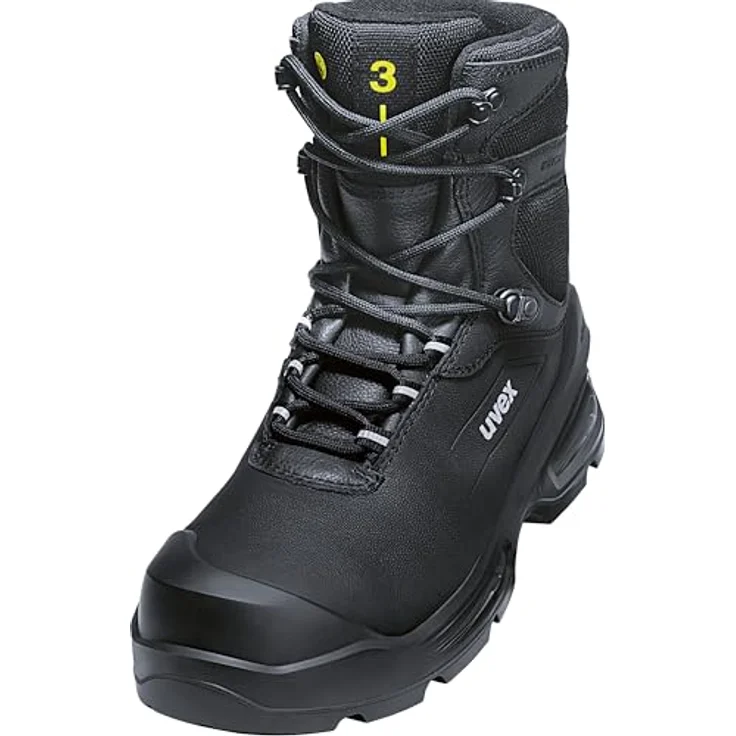 Uvex Sports uvex 3 Stiefel S3L 68772, Sicherheitsschuhe für schwere Anwendungen, schwarz, Weite 11, Größe 45 – Bild 1