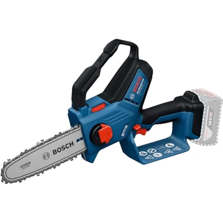 Bosch Hausgeräte GKE 18V-20 Professional, Akku Kettensäge mit bürstenlosem Motor, automatischem Kettenschmiersystem und Gyrosensor – Bild 1