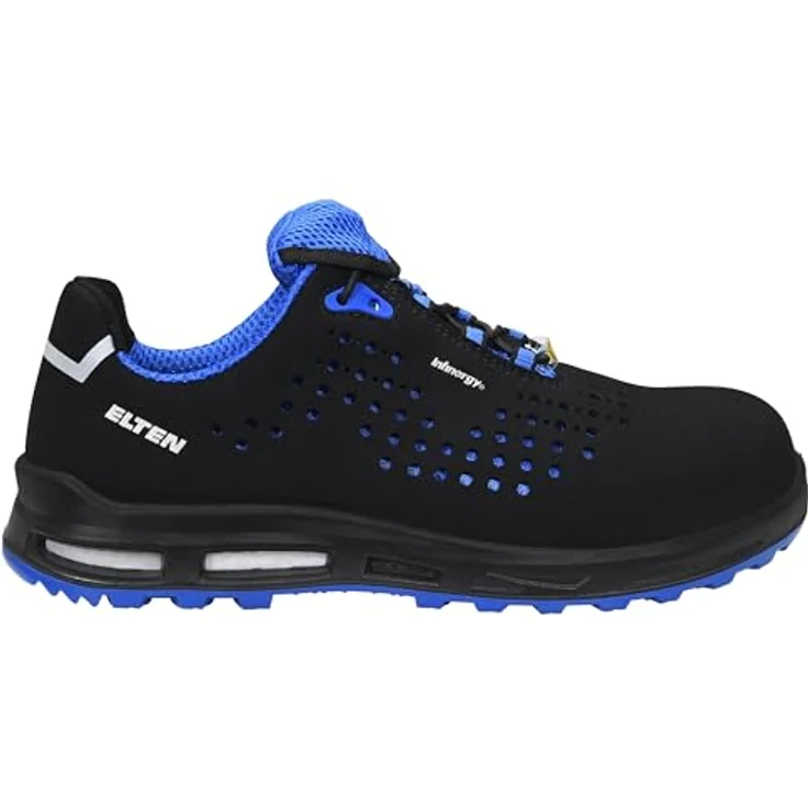 ELTEN IMPULSE XXT blue Low ESD S1 Sicherheitsschuh, ESD-fähige Softvlies-Brandsohle, EN ISO 20345:2022 S1 FO/SR – Bild 2