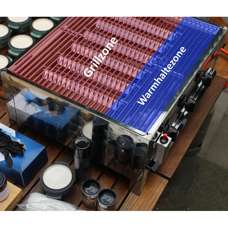 BBQ-Toro Gasgrill BBQ-Toro Edelstahl Gastrobräter, 3-flammig, mit Gr – Bild 4