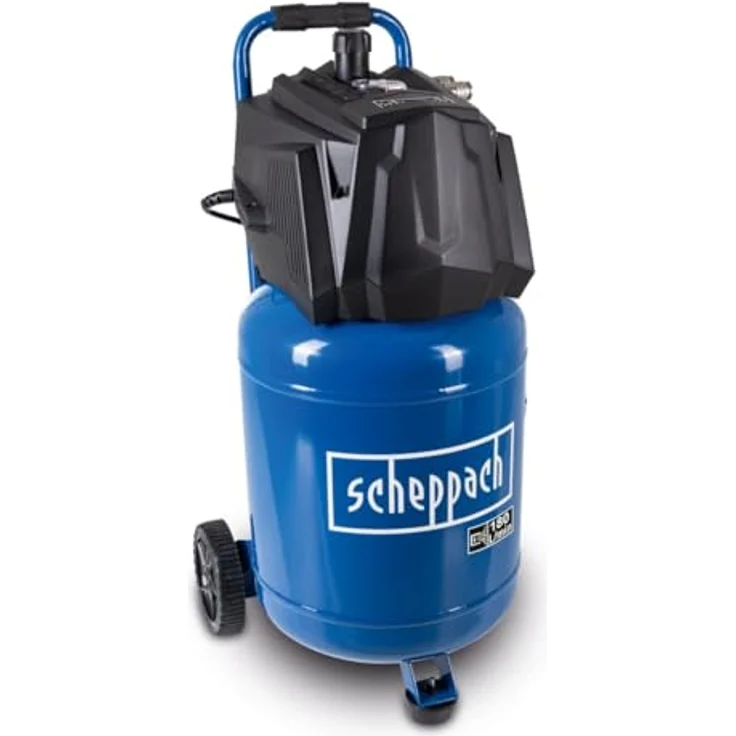 Scheppach Druckluft Kompressor stehend HC35V | 10bar Druck | 30L Kessel | 230V 1500W | Ansaugleistung 180 l/min | ölfrei & wartungsarm | Druckminderer – Bild 2