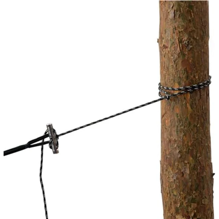 Amazonas Aufhängeseil für Hängematte Microrope Seil, 2x PET Kunststoffseile, stabil und leicht, bis 150 kg Belastbarkeit, Aluminiumstift, stufenlos verstellbar – Bild 2