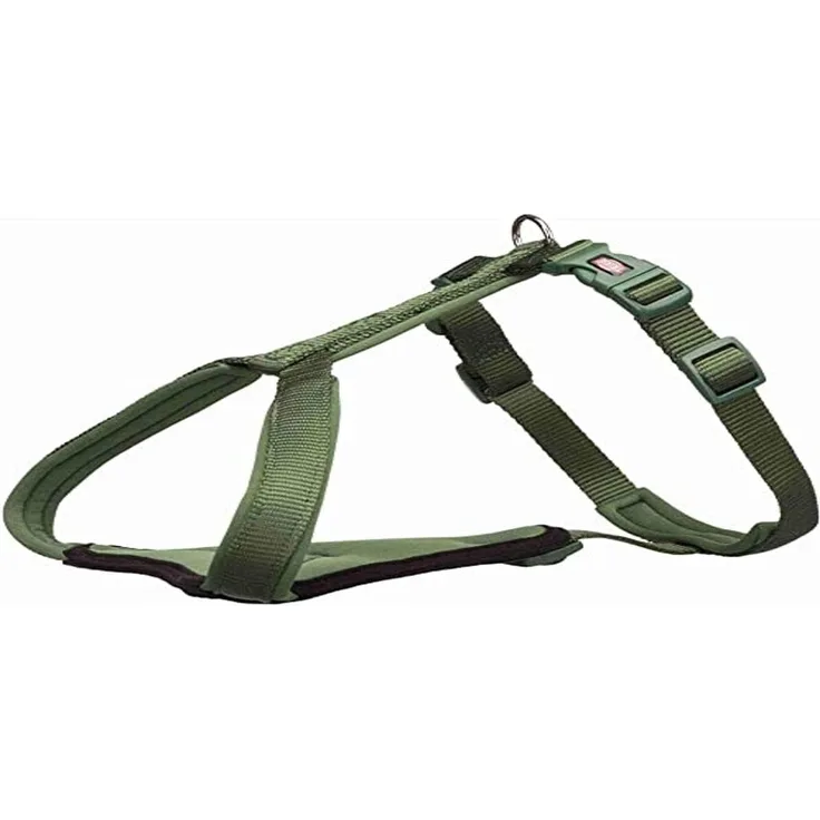 TRIXIE Premium Y-Geschirr, Hundegeschirr aus Polyester mit breitem Brustpolster, stufenlos verstellbar, reflektierende Elemente