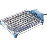 Jata BQ5101AM Elektro-Grill, 2400 W, Edelstahl, Blau [Exklusiv Amazon]