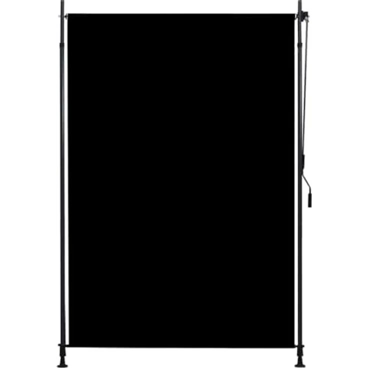 vidaXL Außenrollo 150 x 270 cm Anthrazit mit Handkurbelbetrieb und UV-Schutz – Bild 7