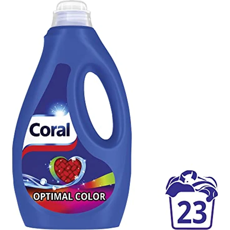 Coral Flüssigwaschmittel Optimal Color Colorwaschmittel für länger strahlende Farben 23 WL 6 Stück – Bild 2