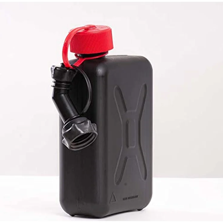 Hünersdorff Kraftstoff-Kanister STANDARD 2 L, Ersatzkanister für Kleinwagen und Hybridfahrzeuge, HD-PE, made in Germany, TÜV-geprüfter Produktion, schwarz – Bild 2