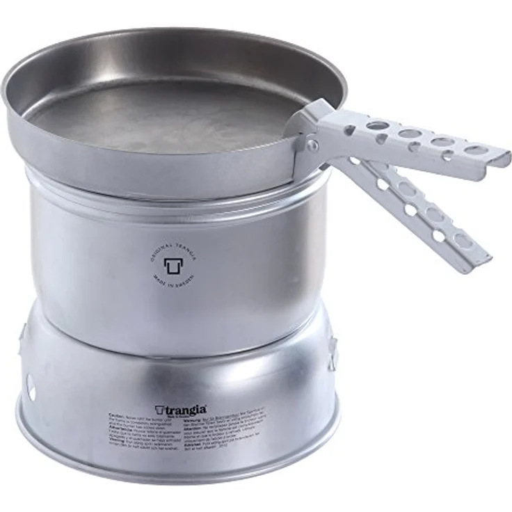 Trangia 27, Campingkocher mit 2 Töpfen, Bratpfanne und Windschutz, ultraleichtes Aluminium, 690 g – Bild 1