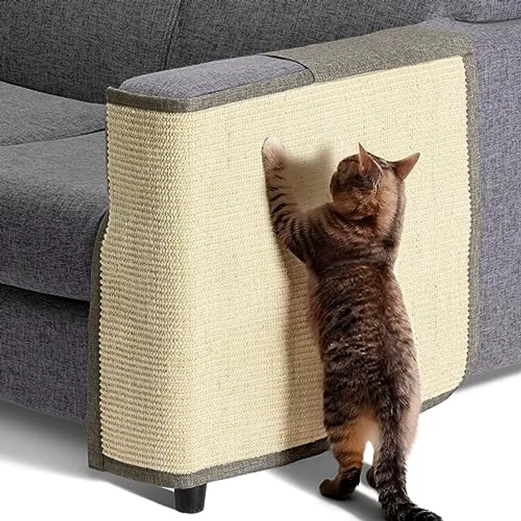 Navaris Katzen Kratzmatte Kratzschutz Sofa - Sisal Kratzteppich für Katze - auch für Hunde geeignet - div. Farben