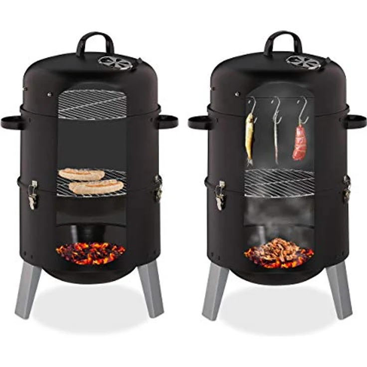 relaxdays Smoker Räuchertonne – Bild 6