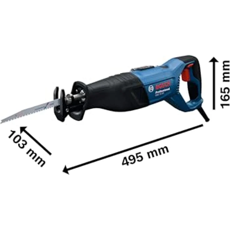Bosch Professional GSA 12-30, Säbelsäge mit ergonomischem Softgrip und werkzeuglosem Sägeblatthalter – Bild 6