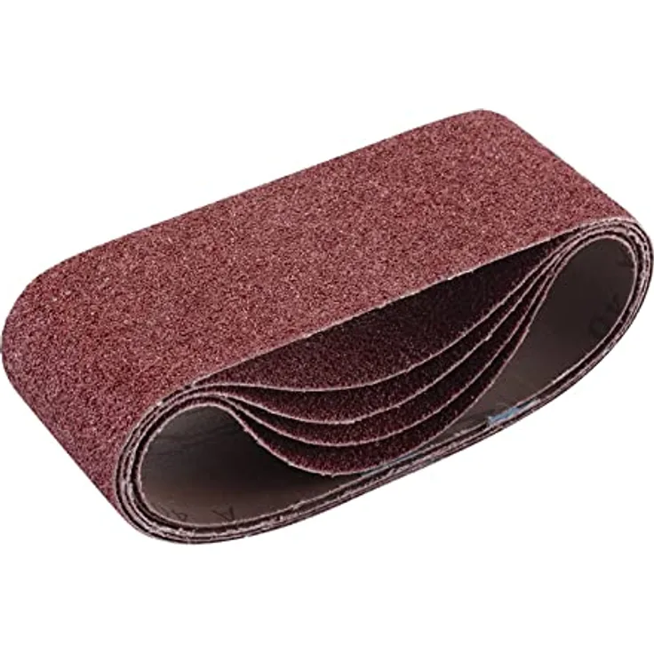 Draper 09233 Gewebe-Schleifband, 75 x 457 mm, Körnung 40, 5 Stück, rot