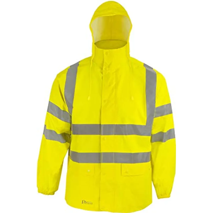 Prevent Warnschutz-Regenjacke RJG, leuchtgelb, Gr. S