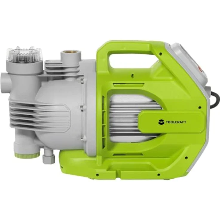TOOLCRAFT Gartenpumpe Automatik, 6000 l/h leistungsstarke Gartenfilterpumpe mit 53 m Förderhöhe – Bild 3