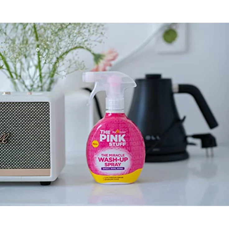 Spectrum The Pink Stuff Allzweckreiniger, 2 x 750 ml, vegan, streifenfreies Ergebnis, stark gegen Fett und Schmutz – Bild 9