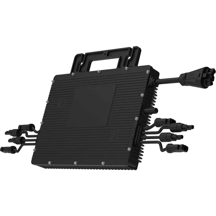 Hoymiles HMT-1800-4T, 1,8 kW Mikrowechselrichter 3-phasig für Balkonkraftwerk, inkl. Anschlusskabel für Module 360W bis 600W