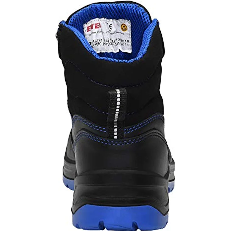 ELTEN Sicherheitsschuh Damenschuh LENA Mid, S3, ESD, black-blu – Bild 3