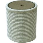 Aktiv Kat Kratzbaum Säule Durchm. 13 cm Natur, Sisal Berber (1400g), hochwertige Qualität, modernes Design