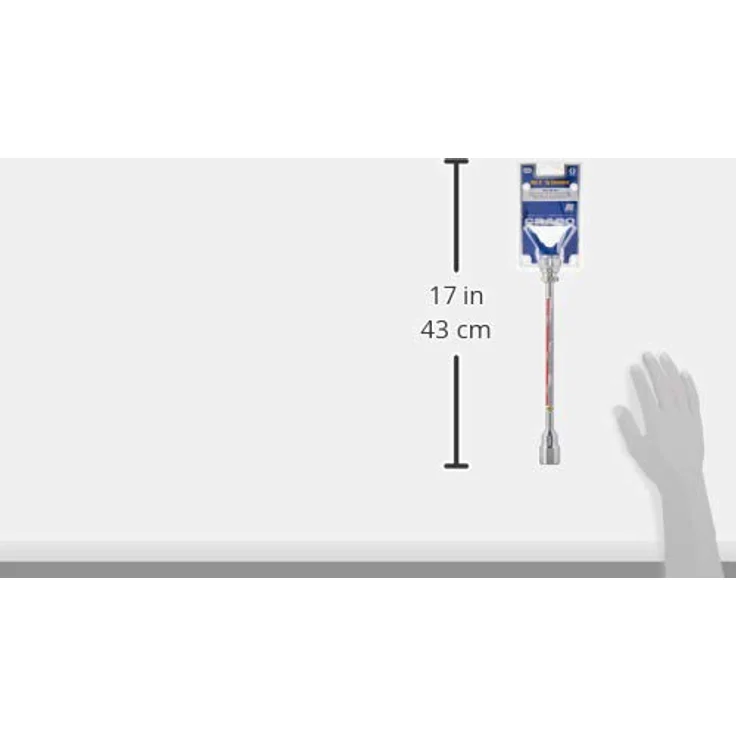 Graco 25 cm Spitzenverlängerung mit RAC X Guard, Spritzpistolen-Zubehör für sicheres Sprühen ohne Leiter – Bild 4