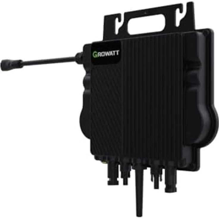 GROWATT Mikro-Wechselrichter 800 Watt NEO 800M-X, kostenlose Updates, WiFi, IP67, Balkonkraftwerk, schwarz