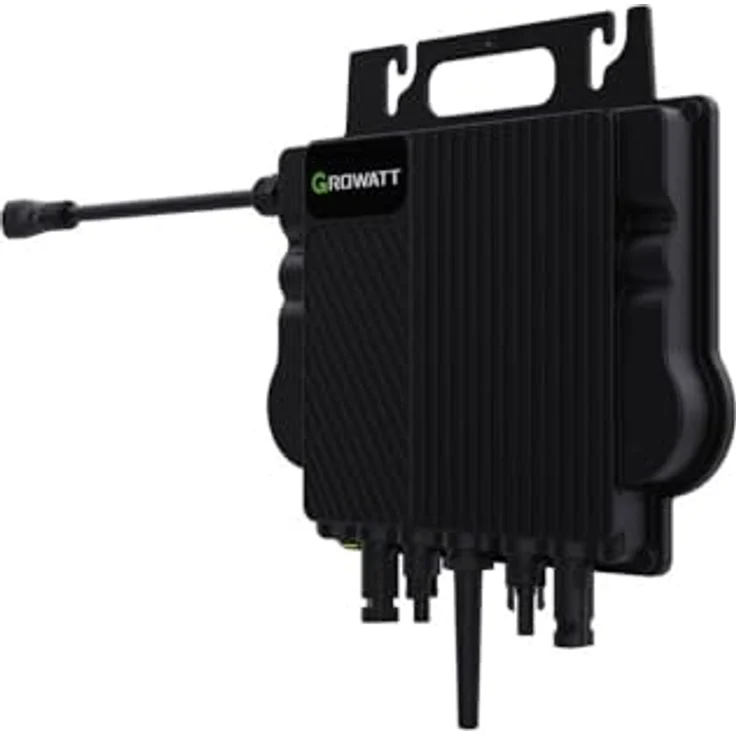 GROWATT Mikro-Wechselrichter 800 Watt NEO 800M-X, kostenlose Updates, WiFi, IP67, Balkonkraftwerk, schwarz