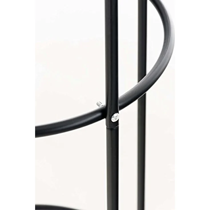 CLP Rosensäule Romantika V2 aus Metall | Witterungsbeständige freistehende Ranksäule | Durchmesser: 38 cm | Höhe: 190 cm, Farbe:schwarz, Größe:2er Set – Bild 5