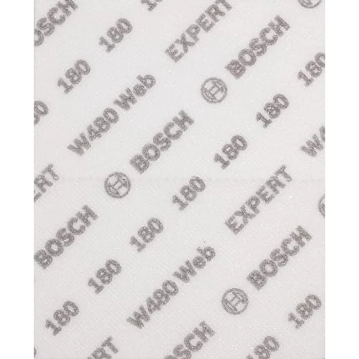 Bosch EXPERT W480 Web 1/4 Handschleifblatt für Hartholz, Ø 115x140 mm, Körnung 180 - Professional Zubehör Handschleifen – Bild 1