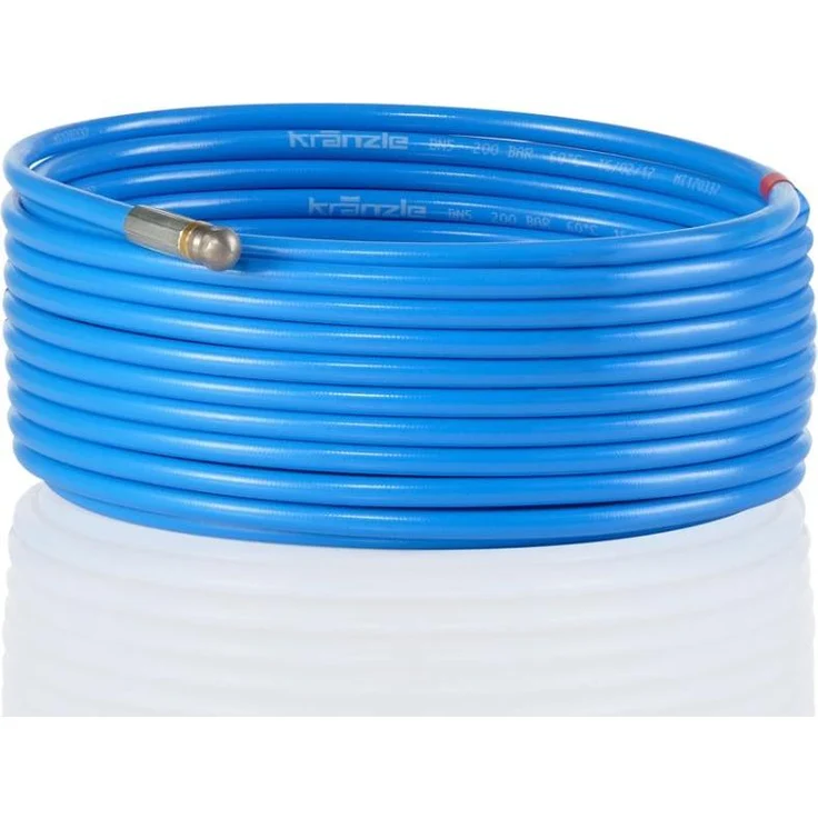 Kränzle Rohrreinigungsschlauch 20 m D12, Hochdruckreiniger Zubehör mit Frontbohrung und Stecksystem