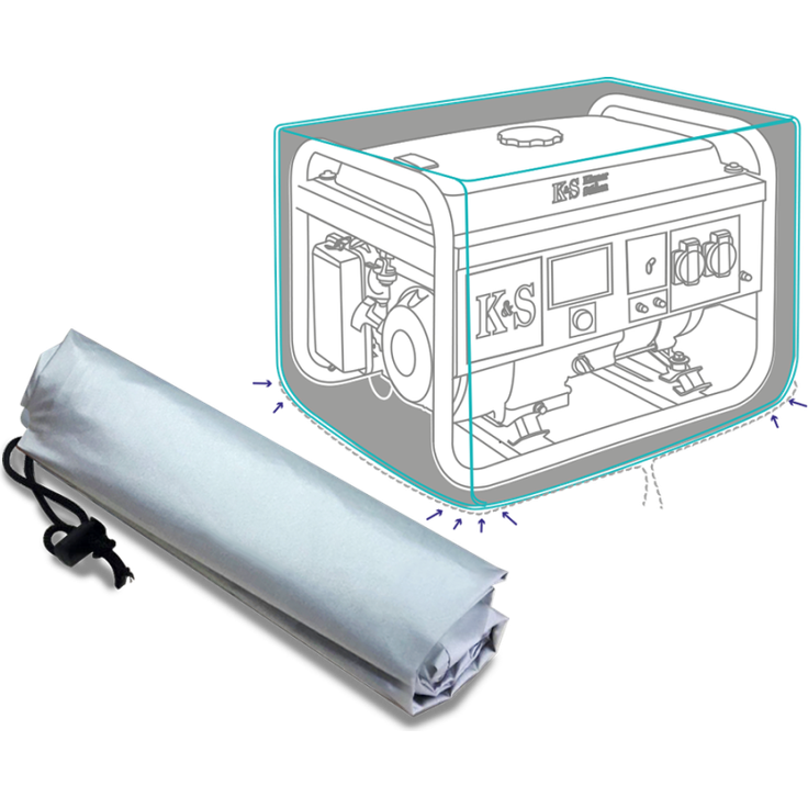 Könner & Söhnen KS Cover 10, Schutz vor Regen, Schnee, Sonne und Wind
