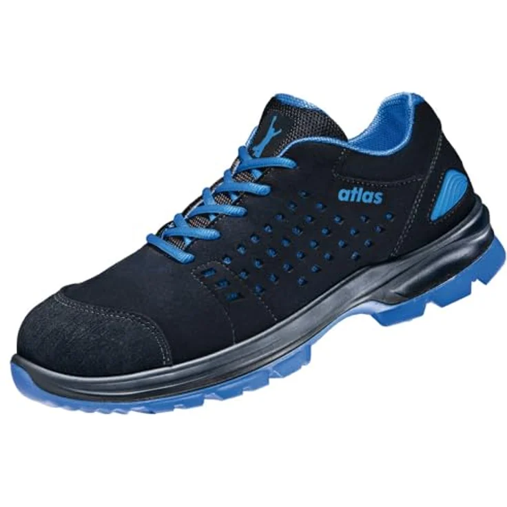 Atlas Schuhe SL 405 XP blue ESD Arbeitsschuh, Aluminiumkappe, metallfreie Durchtritthemmung, schwarzes Obermaterial – Bild 2