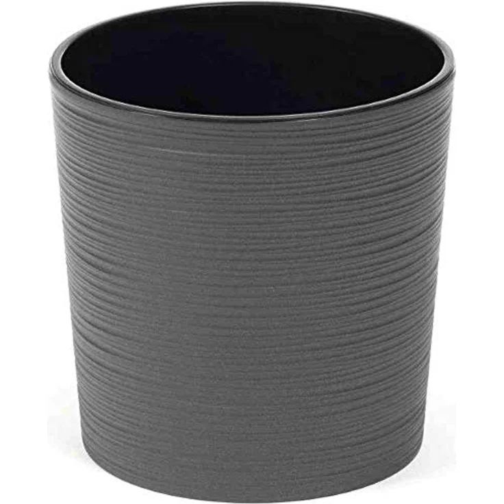 Siena Garden Pflanzgefäß Lens graphit Kunststoff 30 cm