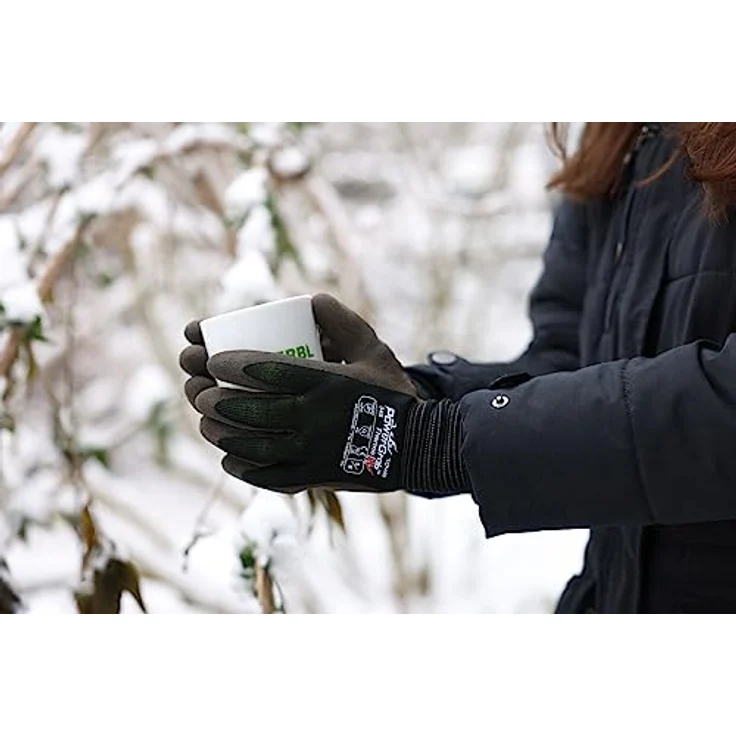Kerbl 297583 PowerGrab Thermo Winterhandschuh W, Latex mit 2-lagig Acrylfutter, Größe: 9 – Bild 6