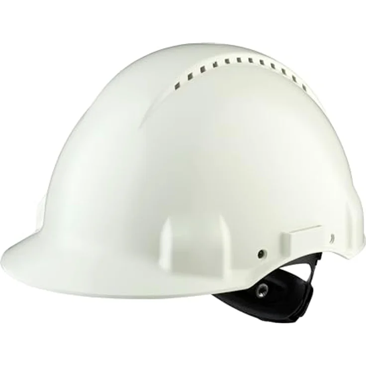 3M Peltor Schutzhelm G3000, G30NUW, mit 3M Uvicator Sensor, ABS, mit Schweißband und Ratschensystem, belüftet, weiß – Bild 2