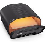 Klarstein PizzaForno elektrischer Pizzaofen - 1700 W, 430 °C, duales Heizsystem, kompakter Elektro-Pizzaofen mit 7 Programmen & digitalem Display, Cool-Touch-Griff, 3-lagige Glastür, Schwarz