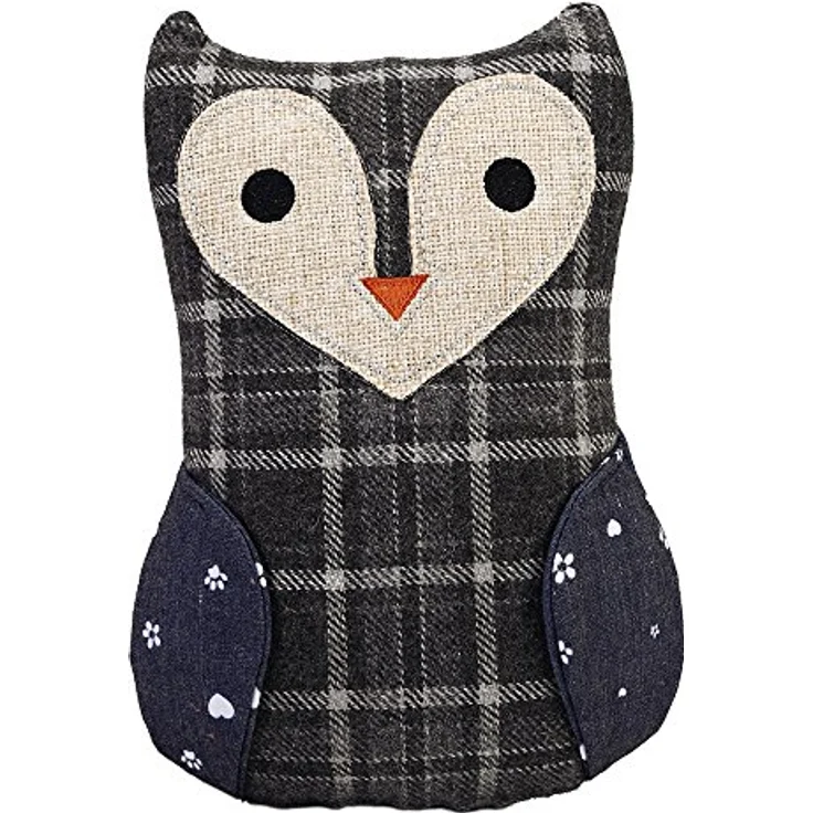 Designed by Lotte Hundespielzeug L: 25.5 cm grau Eule Ully – Bild 1
