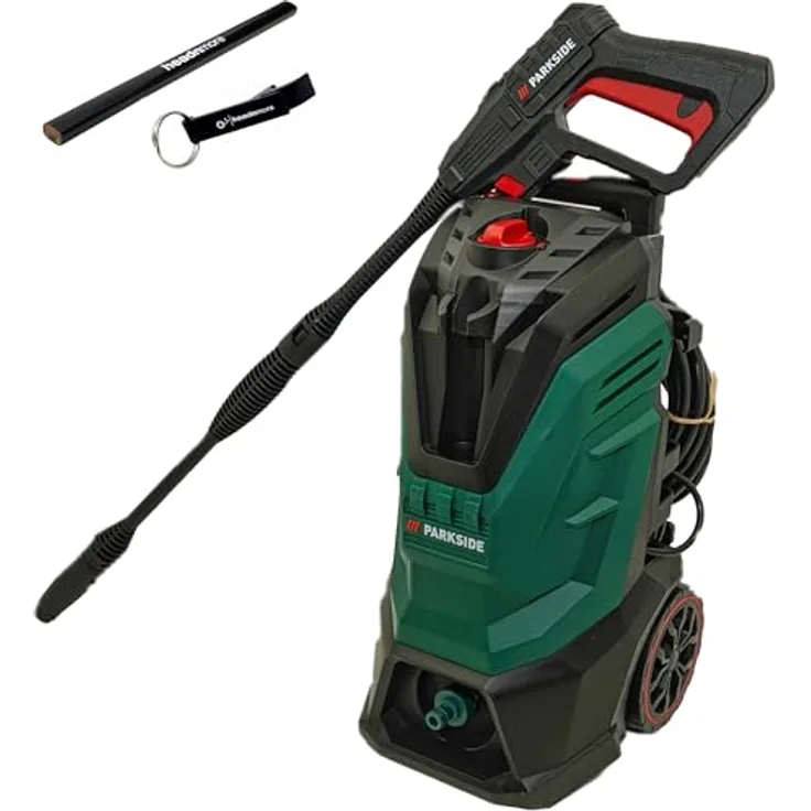 PARKSIDE® Hochdruckreiniger PHD 135, 1800 W, 135 bar, mit Quick-Connect-System und Schaumkanone, grün