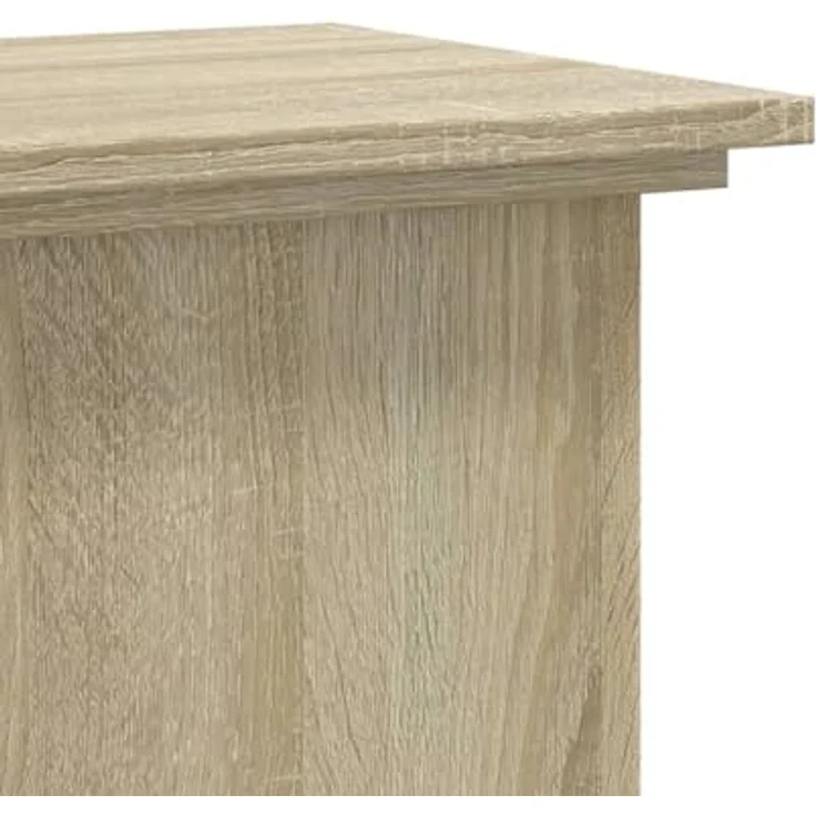 vidaXL Blumenständer Pflanzenständer Sonoma-Eiche 33x33x60 cm Holzwerkstoff (1 St) mit großer Oberfläche und zeitlosem Design – Bild 5