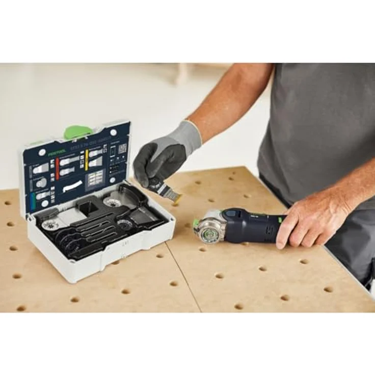 Festool Oszillierer-Sägeblatt-Set SYS3 S 76-OSC-SORT/7, vielseitig einsetzbar für Holz, Metall und Kunststoff, modular im Systainer³ S – Bild 2