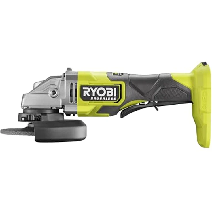 Ryobi RYOBI 18 V ONE+ Brushless Akku-Winkelschleifer RAG18BL-0, leistungsstarker bürstenloser Motor, 125 mm Scheibendurchmesser, ohne Akku & Ladegerät – Bild 4