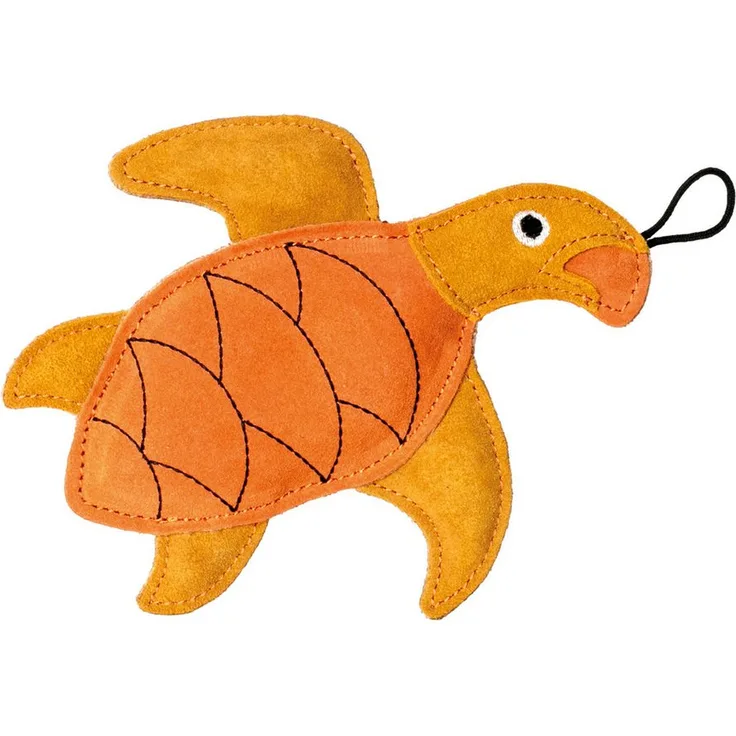 Kiwi Walker Dummy KIWI WALKER® Hundespielzeug aus Leder, 21 cm, organische Materialien