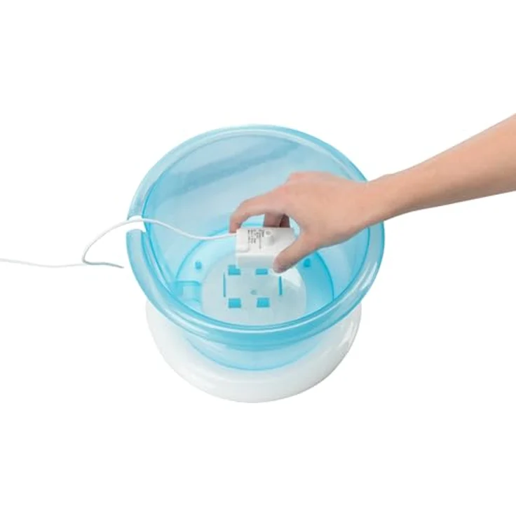 Trixie Wasserautomat Bubble Stream 3 l, blau-weiß – Bild 5