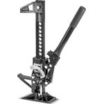 STAHLWERK Zahnstangenheber 20" 3t 33cm Farm Jack Stockwinde Offroad Wagenheber, robust und vielseitig, schwarze Ausführung