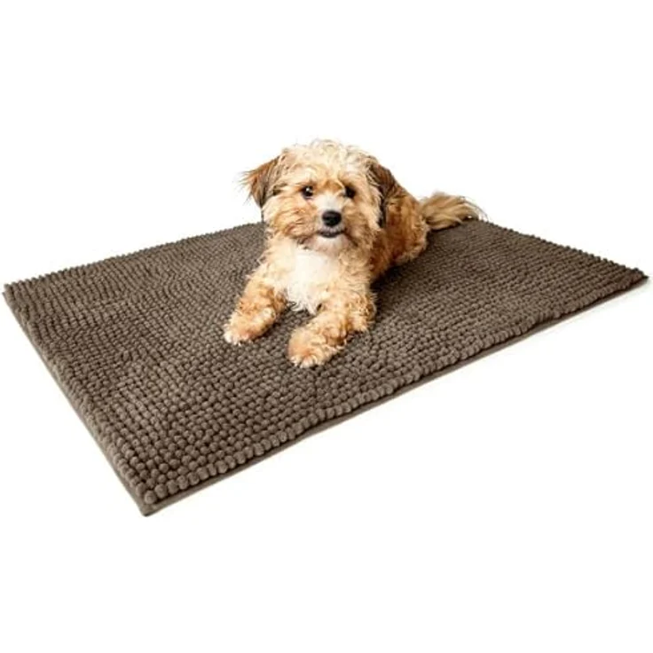 HUNTER Schmutzfang-Hundematte Waterloo, Größe:S, Farbe:Hellbraun – Bild 5